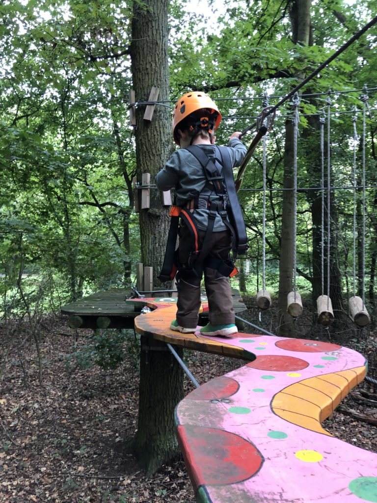 Kletterelement im Kinderparcours Fun Forest Offenbach