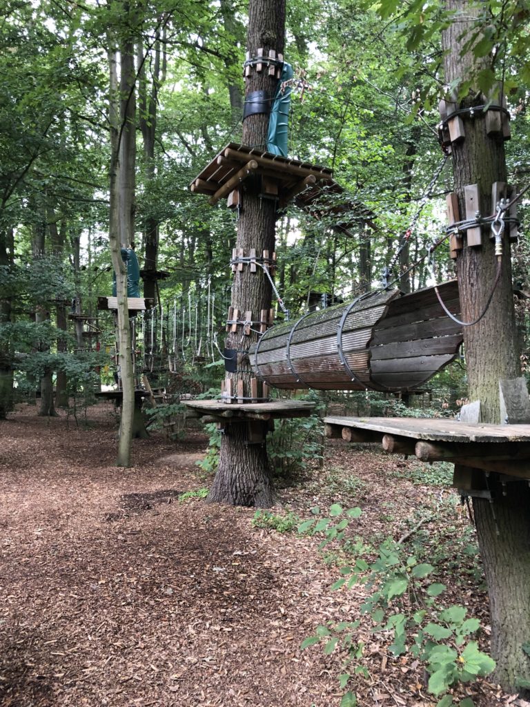 Klettern mit Kindern im Fun Forest Offenbach