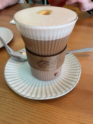 Kaffeespezialität im Café Wolke Frankfurt
