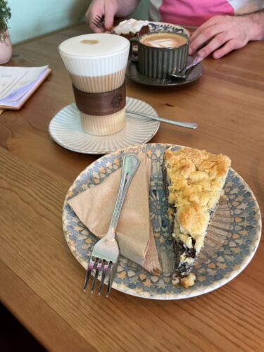 Veganer Kuchen im Café Wolke