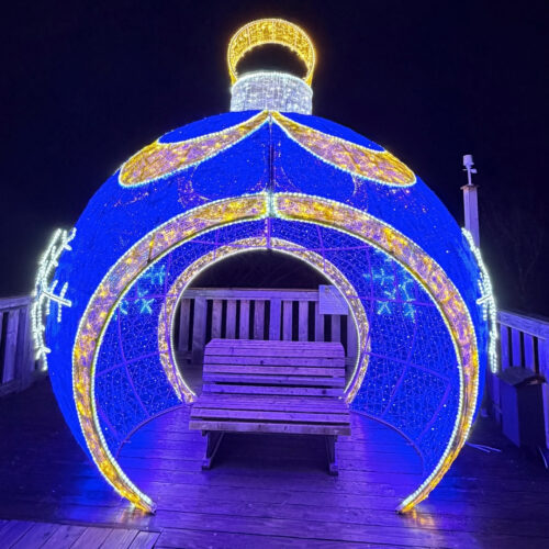 Winterlichter auf dem Baumwipfelweg