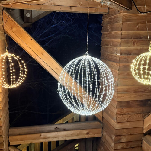 Lichtinstallation am Baumwipfelweg Bad Camberg